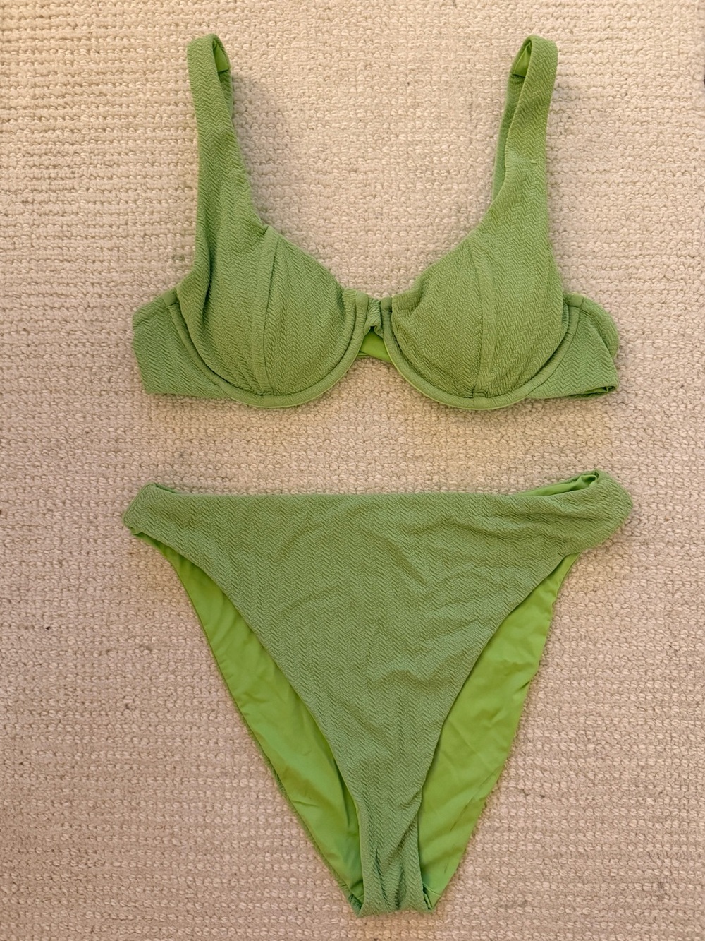 Dippin' Daisy's Lime Green Underwire Bikini Set